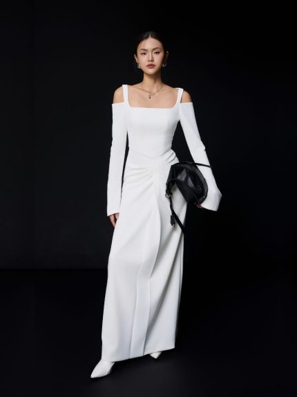 Đầm hở vai Peony