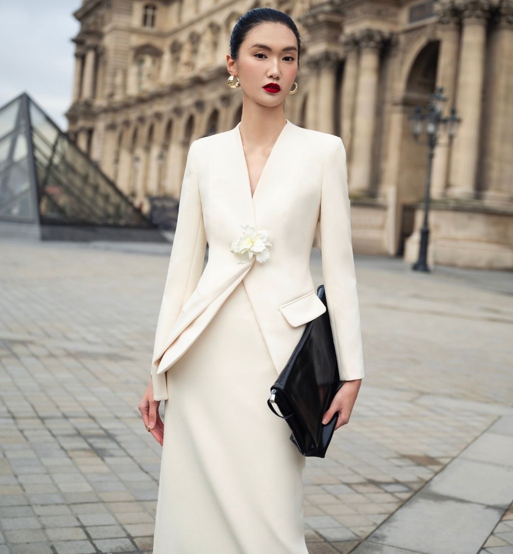 Chân váy bút chì Peony - Ảnh 4