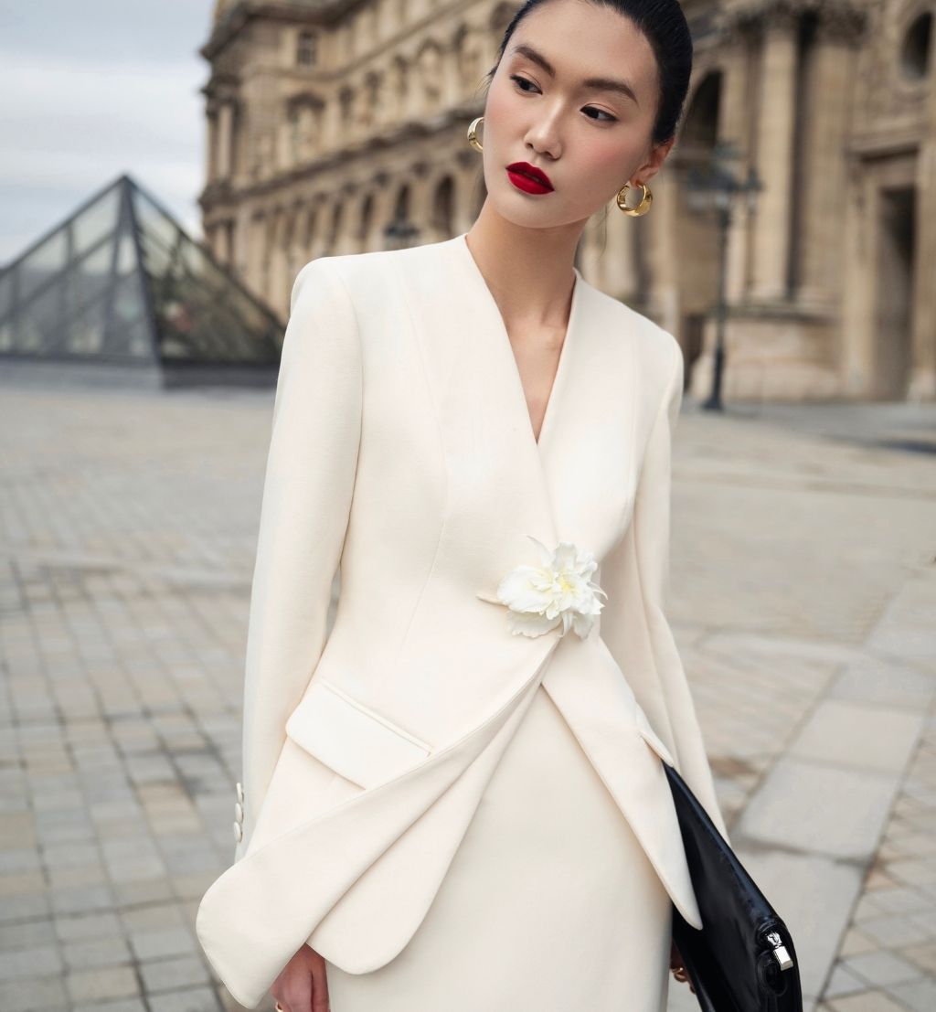 Chân váy bút chì Peony - Ảnh 2